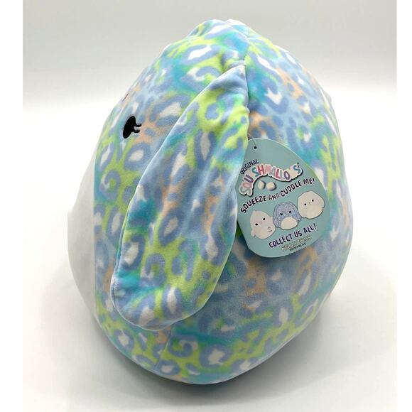 Squishmallows Kelly Toys Elizabella 14 inch Blue Plush Stuffed Toy NEW Rabbit - Picture 3 of 13